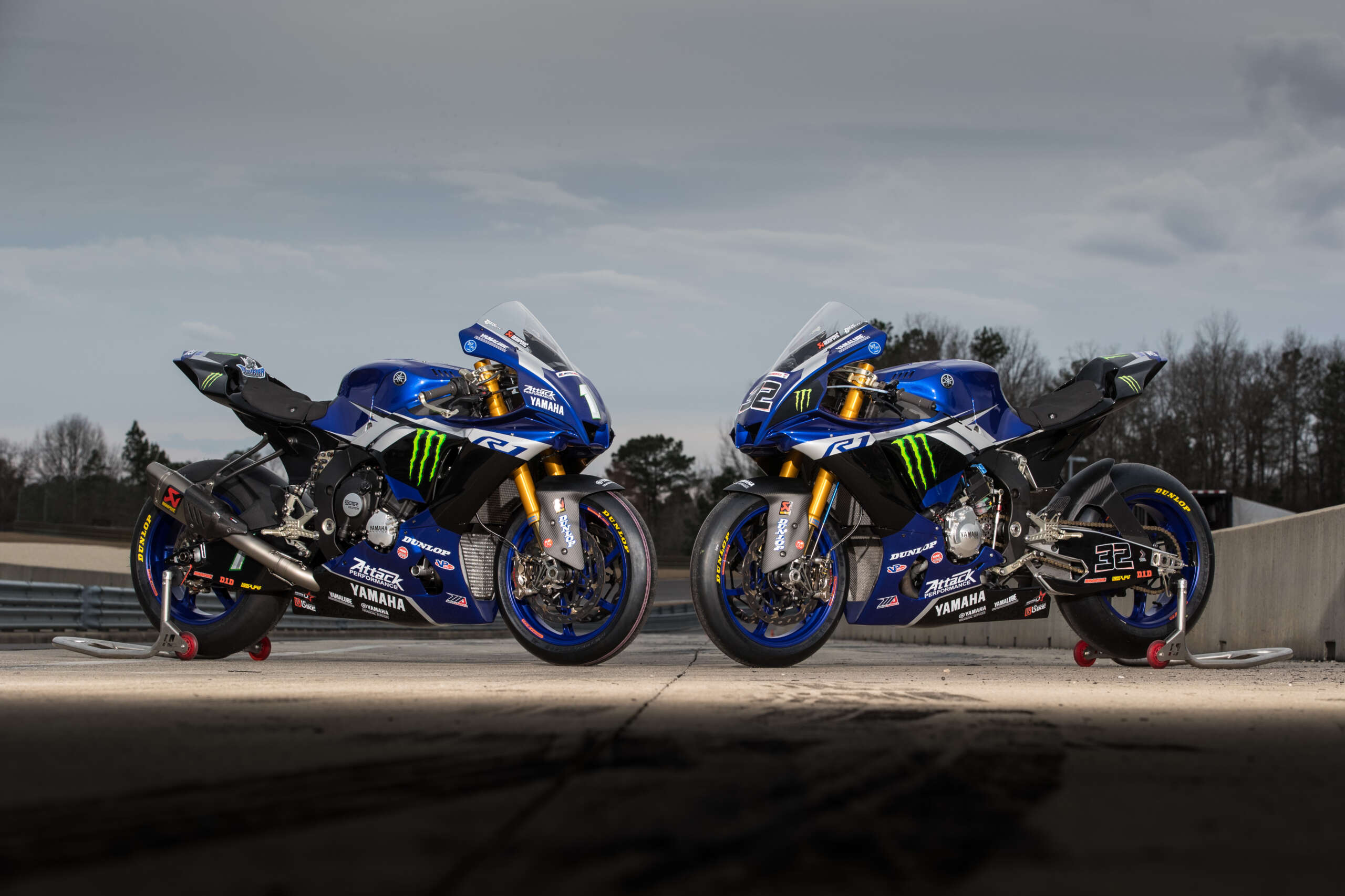 Read more about the article Two-Wheel Tuesday Spotlight: #1 And #32 Monster Energy Attack Performance Yamaha YZF-R1 Superbikes