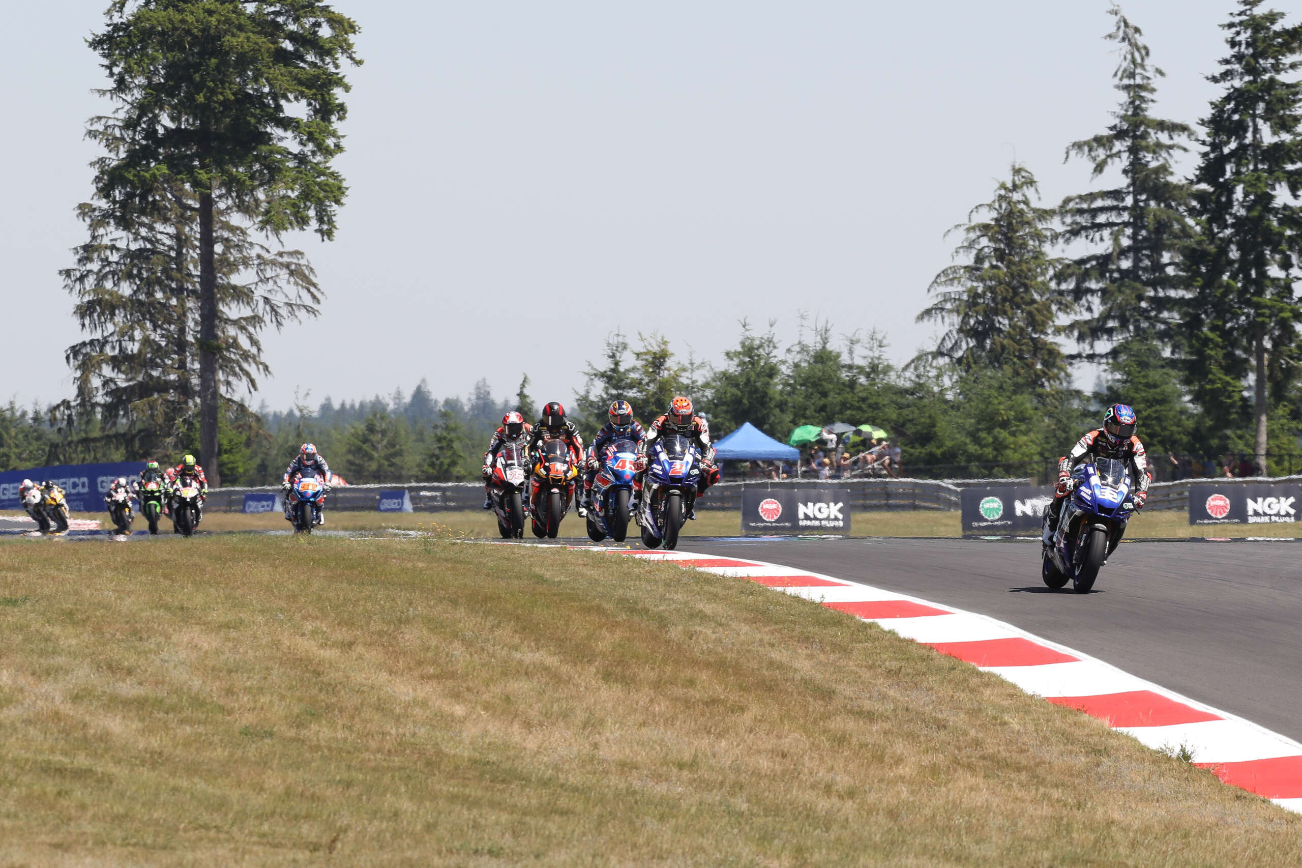 Read more about the article Seven Straight For Gagne In Day Two MotoAmerica Superbike Scorcher