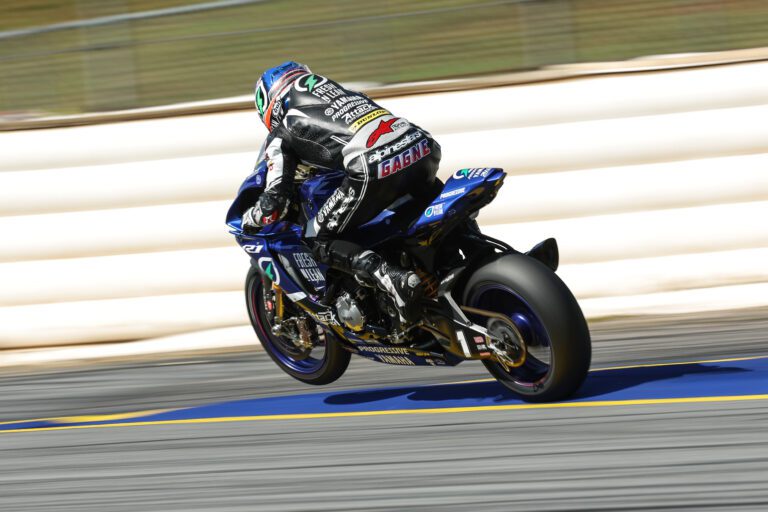 Read more about the article Gagne Back In Business On Day One At Road Atlanta In MotoAmerica Superbike