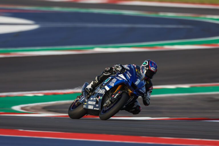 Read more about the article Gagne On Top On Opening Day For The MotoAmerica Superbikes At COTA