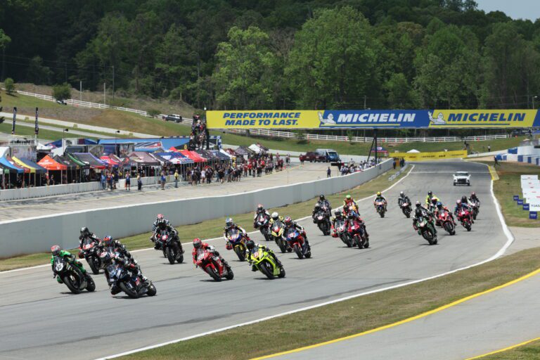 Read more about the article Ultra-Close Racing Headlines MotoAmerica Day Two At Road Atlanta