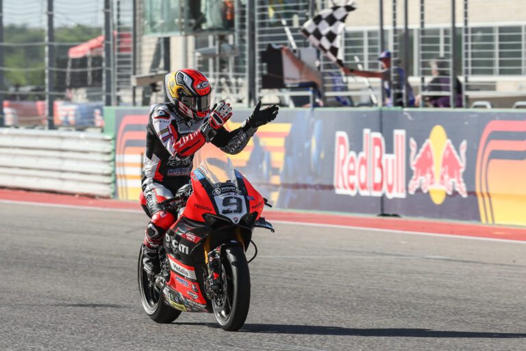 Read more about the article Petrucci Wins MotoAmerica Superbike Debut At COTA