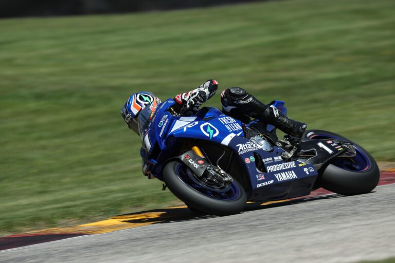 Read more about the article Gagne Snatches Provisional Pole For Medallia Superbikes At Road America