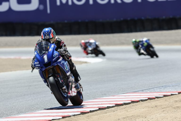 Read more about the article Gagne Closes To Within Two Points Of Petrucci With WeatherTech Raceway Laguna Seca Victory