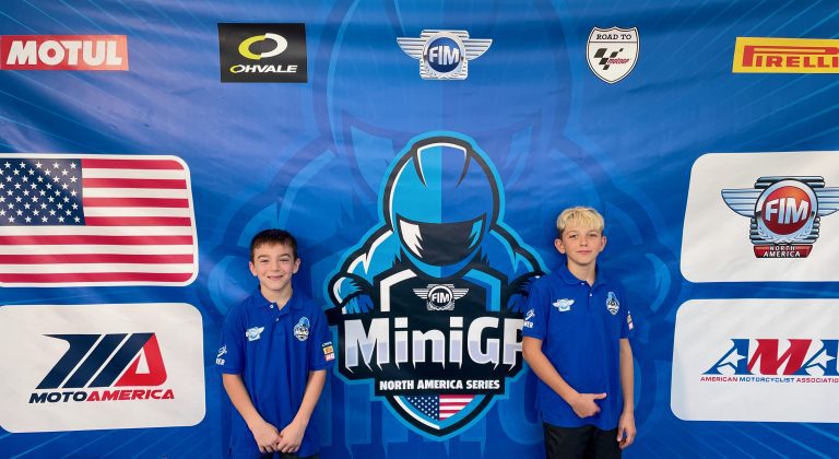 Read more about the article Gouker And Davis On The World Stage At FIM MiniGP World Series Final