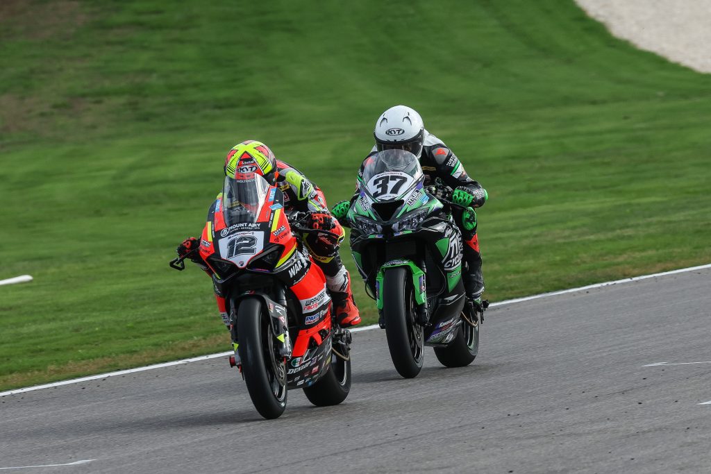 Read more about the article Fores Wins First-Ever MotoAmerica “Extended” Supersport Race At Barber