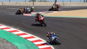 Gagne Wins Crash-Marred Medallia Superbike Race One At WeatherTech Raceway Laguna Seca