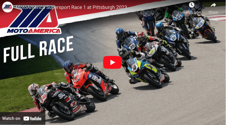 Read more about the article Full-Race Video: Supersport Race One From Pittsburgh International Race Complex