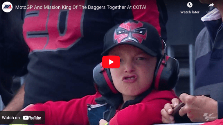 Read more about the article Video: Mission King Of The Baggers And MotoGP™ Together At COTA