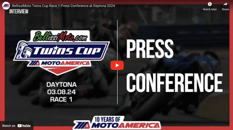 Read more about the article Video: BellissiMoto Twins Cup Race One Press Conference From Daytona