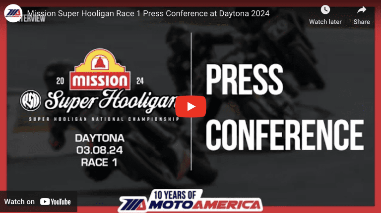 Read more about the article Video: Mission Super Hooligan National Championship Press Conference From Daytona