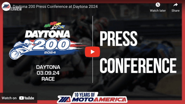 Read more about the article Video: The Daytona 200 Press Conference From Daytona International Speedway
