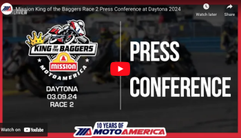 Video: Mission King Of The Baggers Race Two Press Conference From Daytona