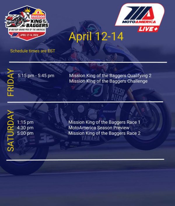 Live+ Schedule - MotoAmerica