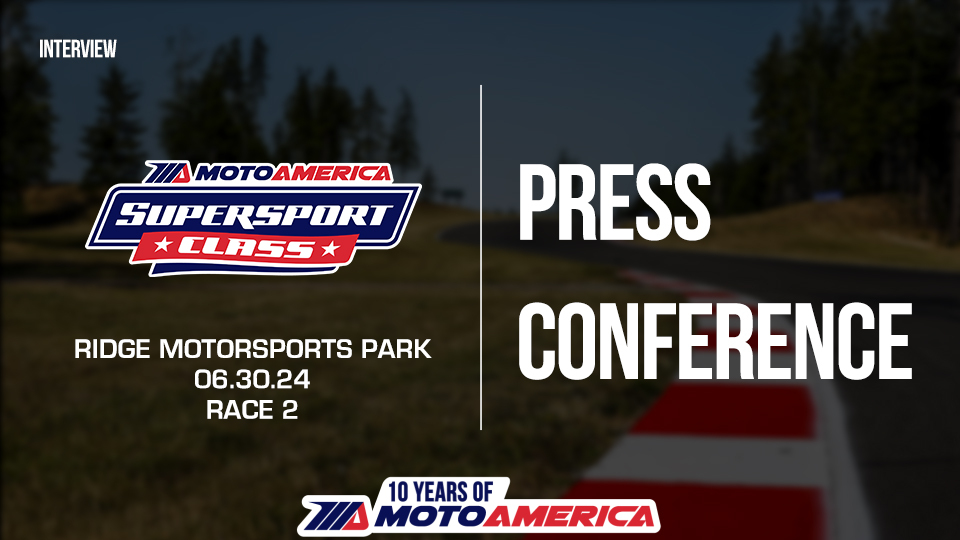 Read more about the article Video: Supersport Race Two Press Conference From Ridge Motorsports Park