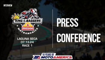 Video: Mission King Of The Baggers Race One Press Conference From WeatherTech Raceway Laguna Seca