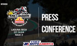 Video: Mission King Of The Baggers Race Two Press Conference From WeatherTech Raceway Laguna Seca