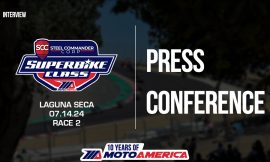 Video: Steel Commander Superbike Race Two Press Conference From WeatherTech Raceway Laguna Seca