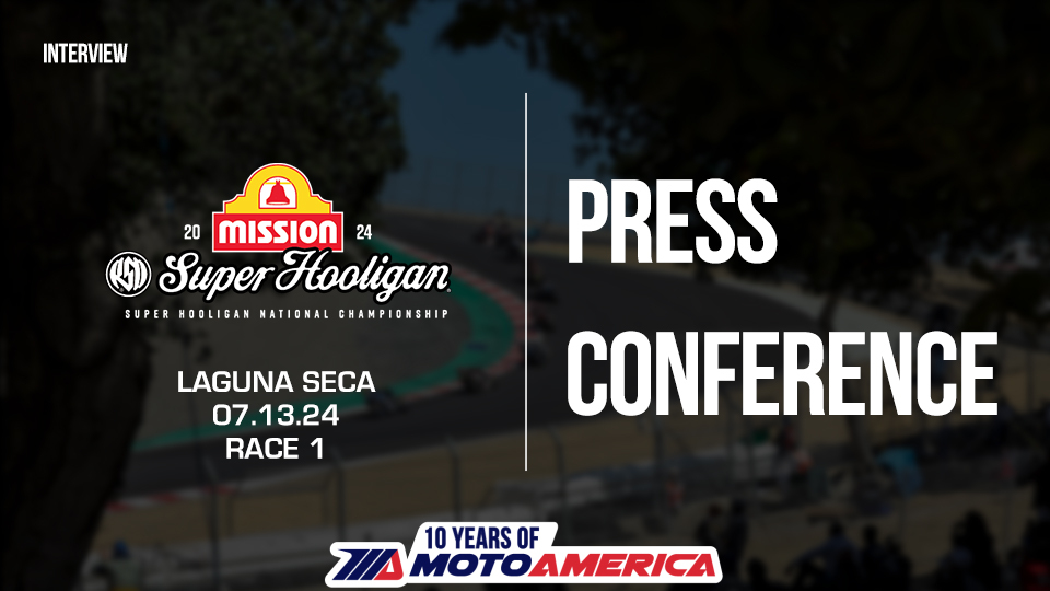Read more about the article Video: Mission Super Hooligan National Championship Race One Press Conference From WeatherTech Raceway Laguna Seca