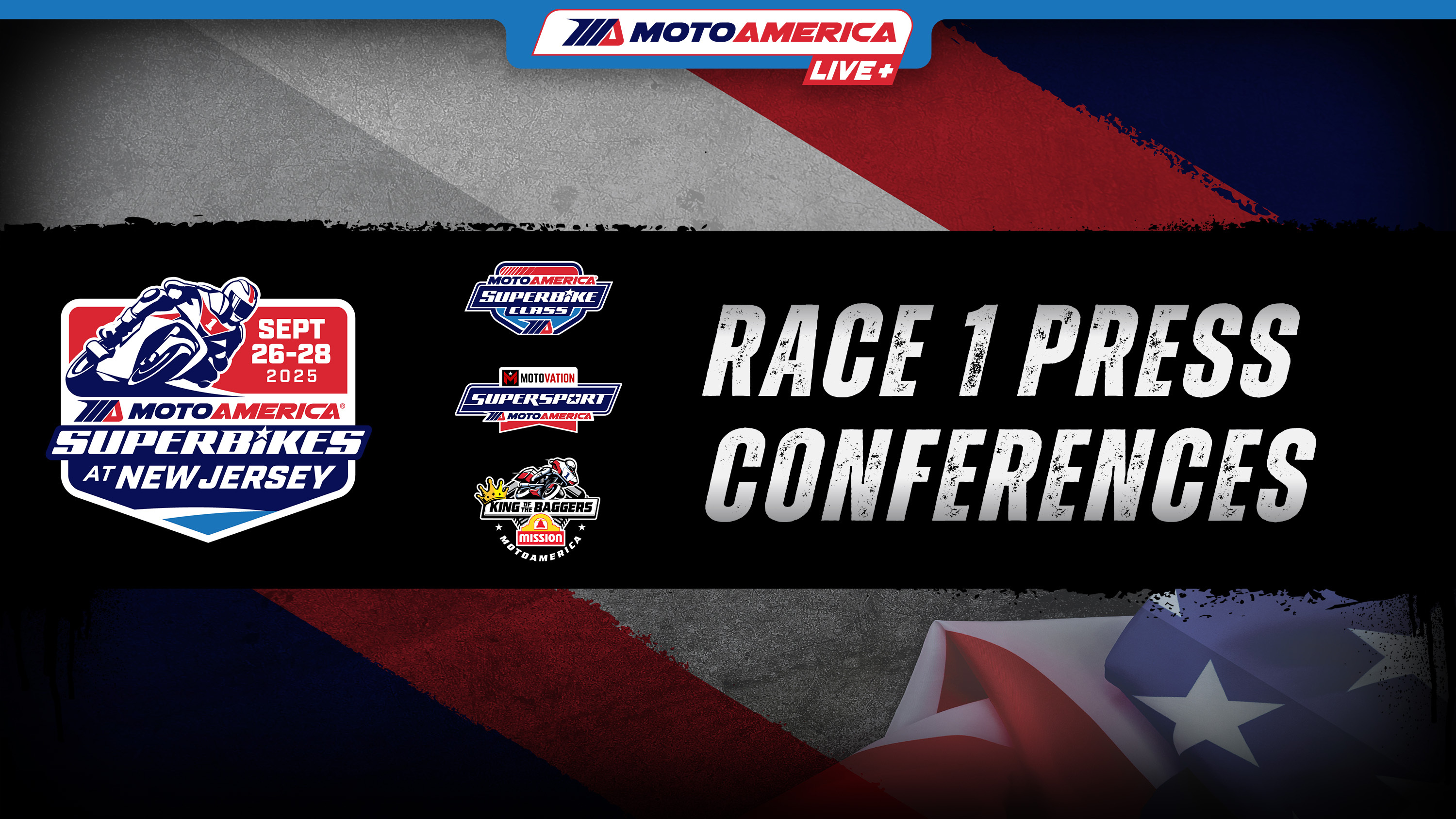 Read more about the article Video: Superbike, Supersport, And King Of The Baggers Race One Press Conferences From New Jersey Motorsports Park